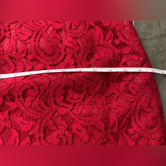 Banana Republic Red Lace Dress - Picture 8 of 11